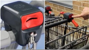 Se necesitan $500: Así funciona el mecanismo para desbloquear carros de supermercados con monedas
