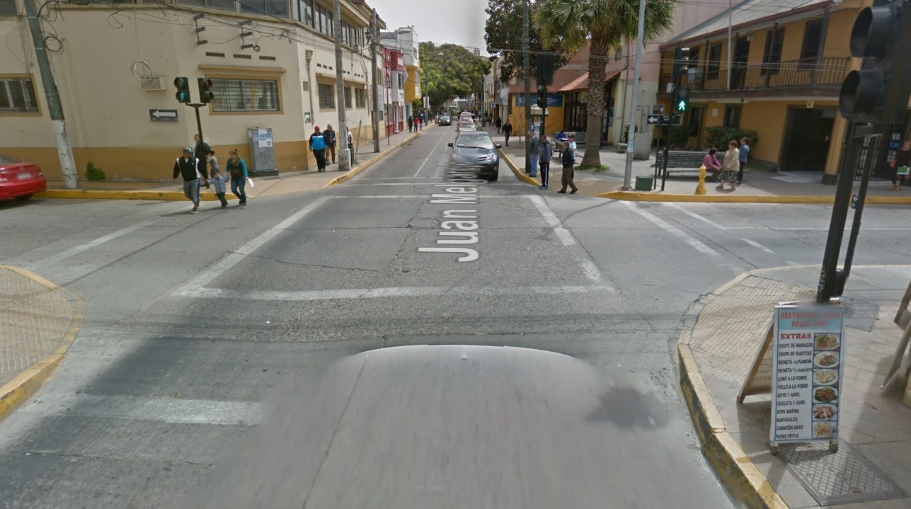 En esta intersección de Coquimbo ocurrió el mortal accidente (Google Maps) 
