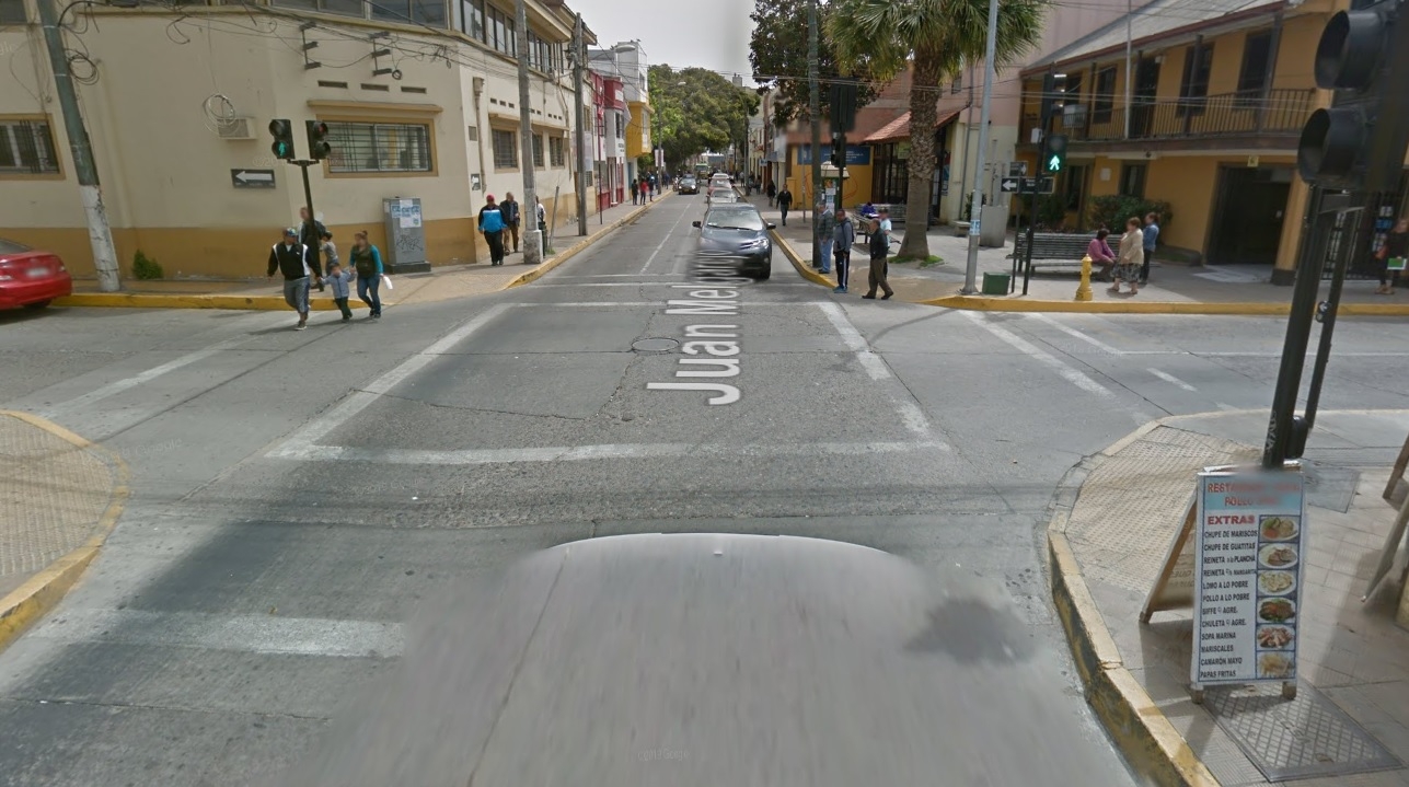 En esta intersección de Coquimbo ocurrió el mortal accidente (Google Maps)