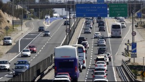 ¿Tienes fin de semana largo?: Ruta 68 anuncia 3x1 en autopista por alto flujo vehicular entre Santiago y Valparaíso