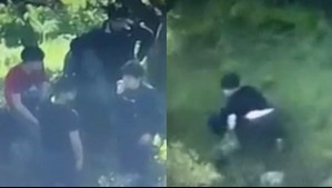 Dron graba fuga de jóvenes que entraron a robar a casa de Lo Barnechea: Dos eran menores de edad