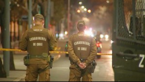 Carabinero de franco frustró asalto en Santiago Centro: Un antisocial y una menor de edad resultaron heridos de bala