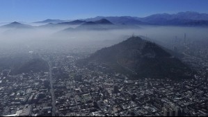 Decretan alerta ambiental en la región Metropolitana este domingo por malas condiciones de ventilación
