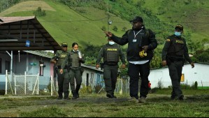 Cuatro policías muertos en Colombia tras ataques de disidentes de las FARC
