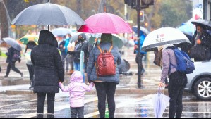 Lluvia en Santiago: Pronostican cuatro días de precipitaciones en menos de una semana