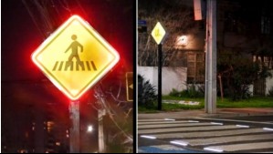 Inauguran el primer paso peatonal inteligente de Las Condes: ¿Cómo funciona?