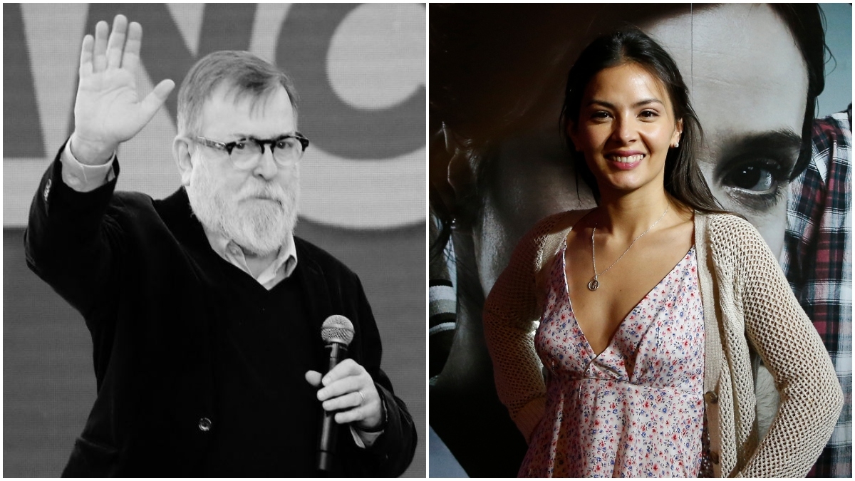 A la izquierda: Jaime de Aguirre; a la derecha, la nueva ministra de las Culturas: Carolina Arredondo Marzán.