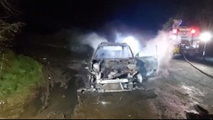 Nuevo ataque en Ercilla: Reportan hallazgo de auto incendiado y efectúan disparos a Carabineros