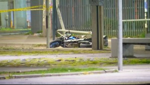 Motociclista muere en accidente en la comuna de Renca