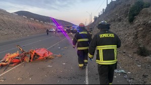 Accidente vehicular en la región de Atacama dejó tres fallecidos y dos menores de edad lesionados