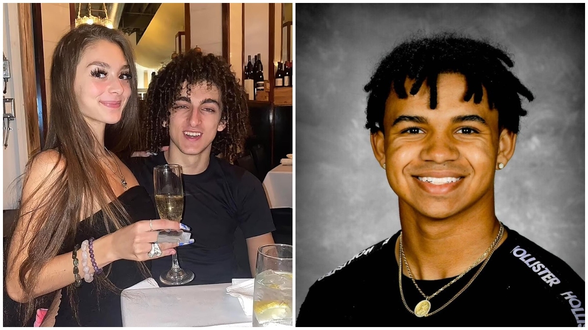 De izquierda a derecha: Mackenzie y su novio Dominic; y el amigo Davion (NY Post)