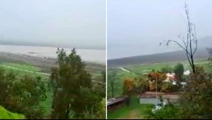 'La naturaleza está regalándonos esto': Reaparece laguna de Aculeo tras fuertes lluvias en la Región Metropolitana