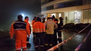 Evacuan edificio residencial en Viña del Mar tras colapso de muro de contención