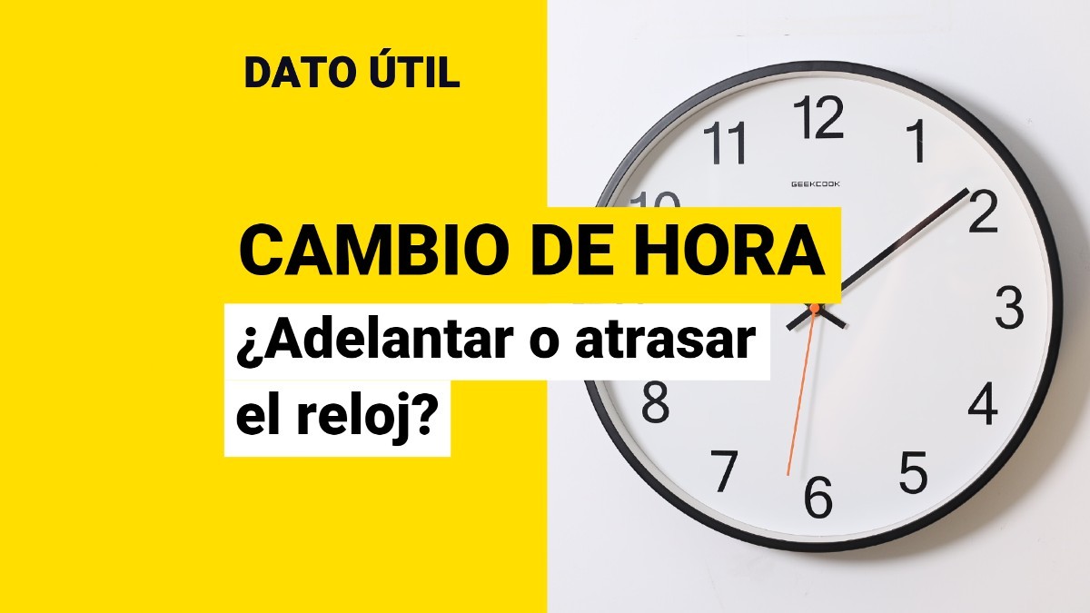 Próximo cambio de hora ¿Se adelanta o se atrasa el reloj? Meganoticias Próximo cambio de hora ¿Se adelanta o se atrasa el reloj? Meganoticias
