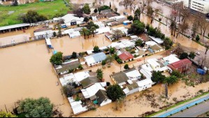 Nuevo balance por lluvias en la zona centro-sur: Más de 40 mil personas aisladas y 25 mil damnificados