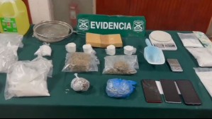Descubren laboratorio de drogas en Maipú tras operativo por denuncia de agresión a una mujer
