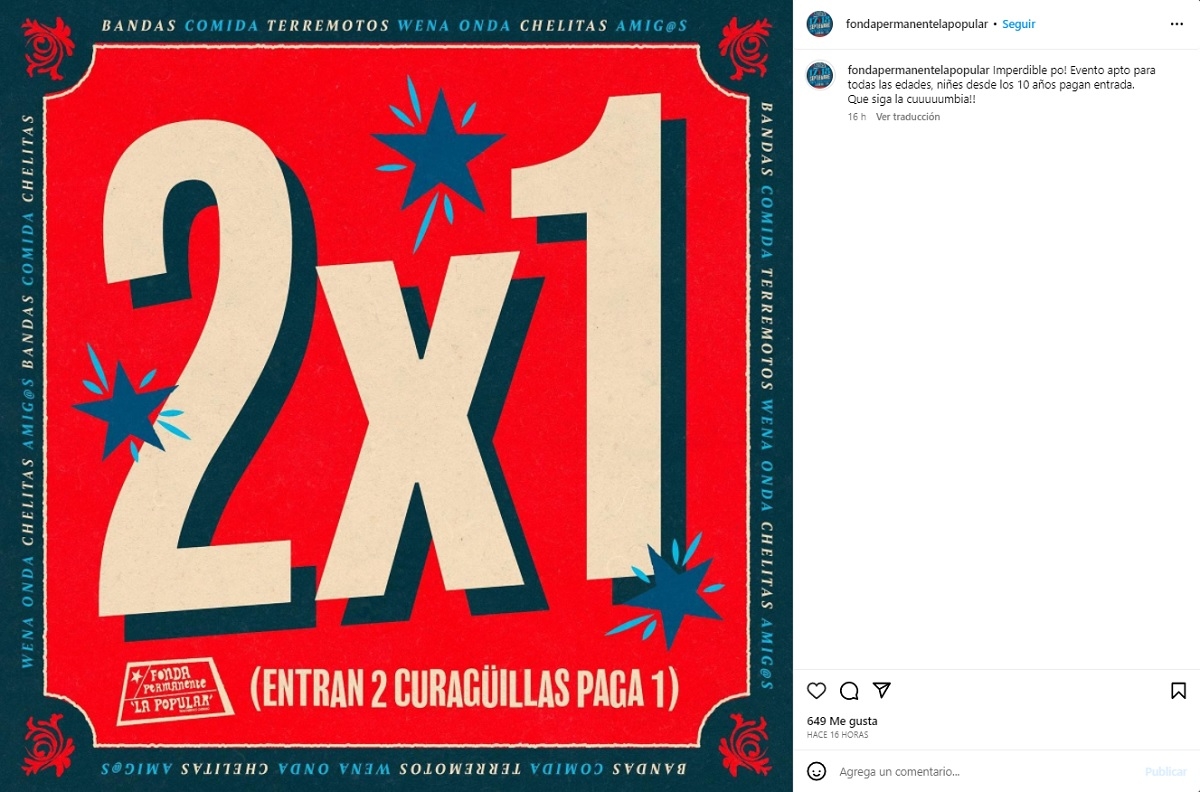 Instagram @fondapermanentelapopular