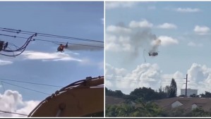 Videos muestran fatal caída de helicóptero en Estados Unidos: Dos personas murieron y cuatro resultaron heridas