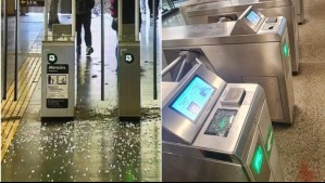 Metro presenta diez querellas por destrozos en algunas de sus estaciones