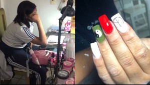 'No estoy llorando': Padre dejó que su hija le pusiera uñas acrílicas luego que su modelo no llegara a una prueba