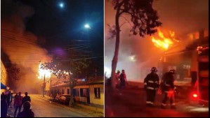 Incendio afecta a oficina de conocida empresa de transporte en Estación Central