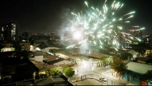 Fuegos artificiales y disturbios en velorio de barrista en Conchalí: Carabineros debió intervenir con gases lacrimógenos