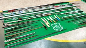 Incautan más de 700 armas blancas y más de 50 celulares tras allanamientos en 26 cárceles del país