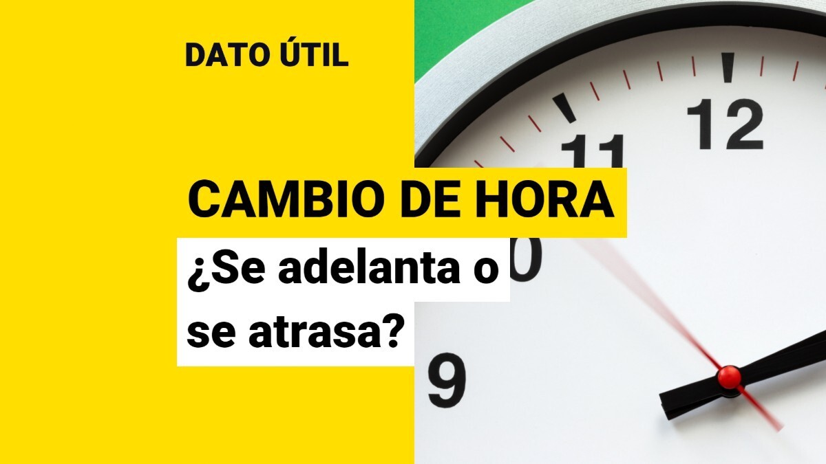 Cambio de hora ¿Se adelanta o se atrasa? Meganoticias Cambio de hora ¿Se adelanta o se atrasa? Meganoticias