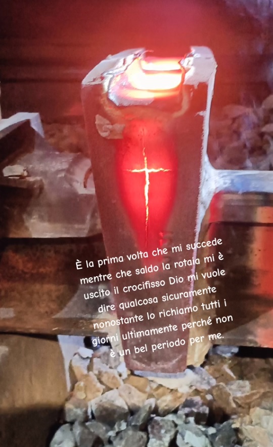 Esta fue la figura del crucifijo que se le apareció a Michael Zanera (TikTok)