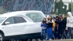 Emotivo adiós a profesores fallecidos en accidente entre microbús y tren en San Pedro de La Paz