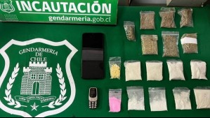 Detienen a sujeto que intentaba ingresar diversas drogas en sus zapatillas a cárcel de Los Andes