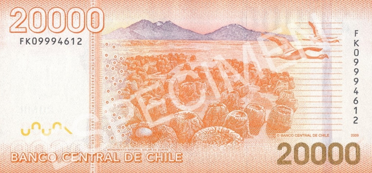 Billetes y Monedas Chile