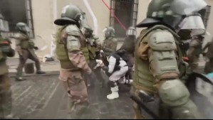 Video muestra los violentos incidentes en La Moneda este domingo 10 de septiembre