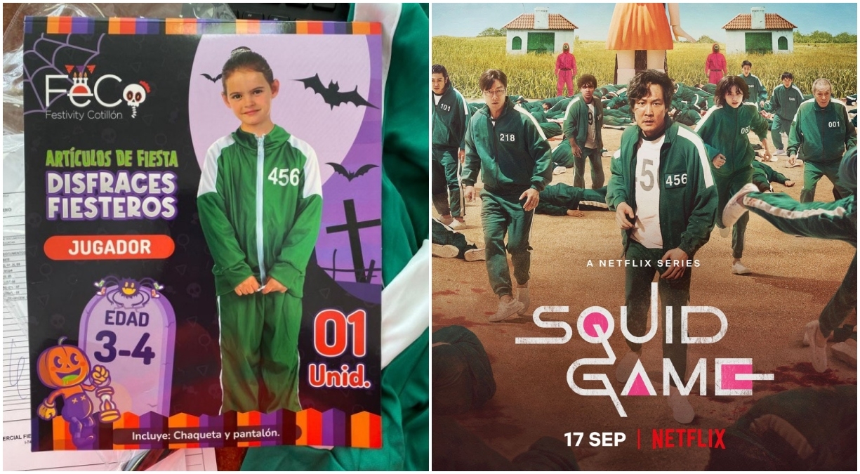 Los disfraces incautados tenían alta similitud con la vestimenta oficial de la serie (Alessandri Abogados/IMDB)