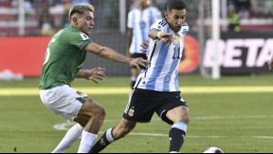Argentina sin Messi golea 3-0 a Bolivia en eliminatoria