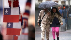 Fiestas Patrias con lluvias: Este es el día con más probabilidad de precipitaciones en Santiago