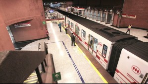 Metro de Santiago informa normalización de su servicio tras suspensión de tramo de Línea 1