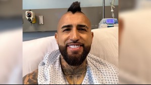 'Más temprano que tarde estaré donde más me gusta': Vidal comparte optimista mensaje tras operación