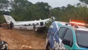 14 personas perdieron la vida en accidente aéreo en Brasil: Intensa lluvia habría provocado la caída de la aeronave