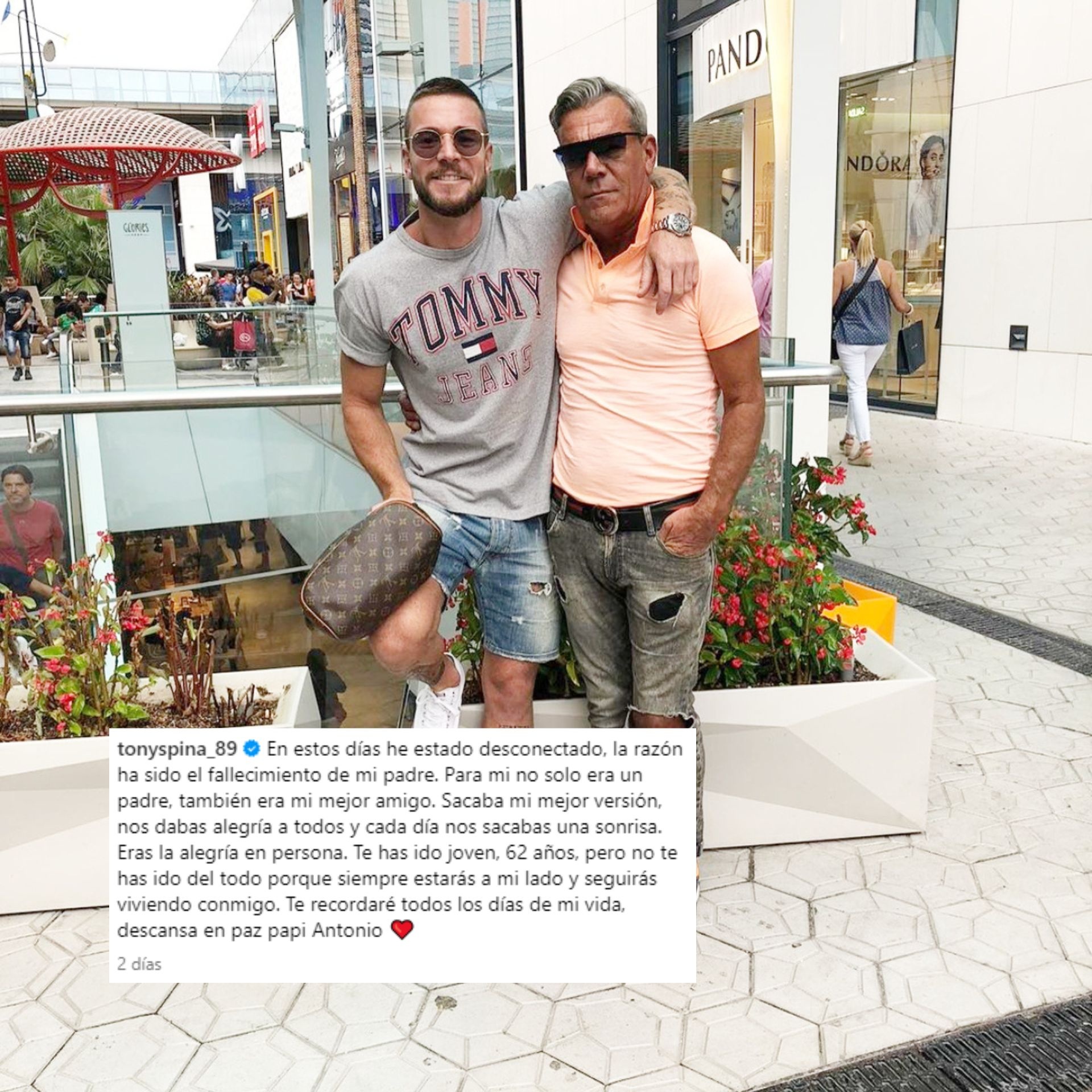 Tony Spina y su padre Antonio