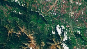 NASA muestra impactante comparativa de la laguna de Aculeo: Rellena con agua y extensa vegetación a su alrededor