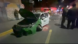 Patrulla de Carabineros es impactada por conductor que ignoró un disco pare en Concepción