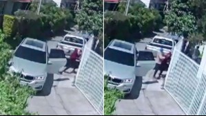 Video muestra momento en que delincuentes llegan a robar oro en una casa de Las Condes