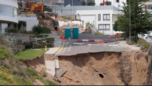 Socavones en Viña del Mar: La próxima semana se iniciará evacuación de edificios afectados