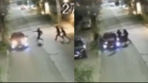 Captan violento abordazo armado en Maipú: Delincuentes golpearon e intimidaron al conductor