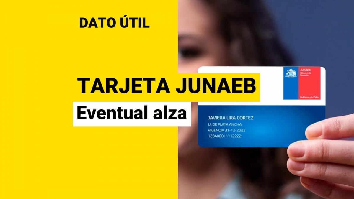 Tarjeta Junaeb tendría nuevo monto en 2024 ¿A cuánto llegaría el saldo