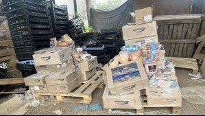 Cinco detenidos por robar camión que transportaba embutidos, pollos y carne de cerdo en Pudahuel