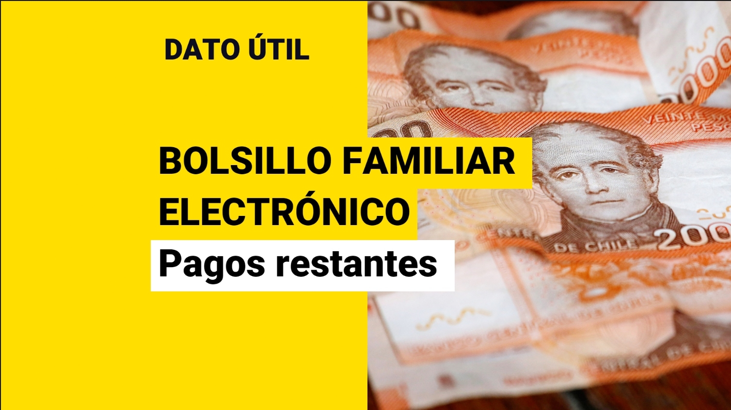 Bolsillo Familiar Electrónico: ¿Cuántos Pagos Quedan Del Beneficio ...