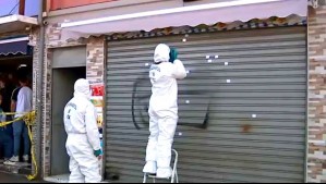 Balean minimarket de Estación Central: Delincuentes efectuaron 12 disparos contra el local