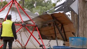 Demuelen nuevo mausoleo en Renca: Estaba dedicado a joven asesinada por ajuste de cuentas